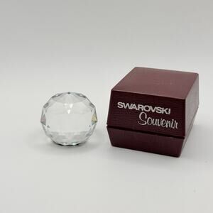 Swarovski Figurine Paperweight Original packaging 1.5”Souvenir Vintage Crystal